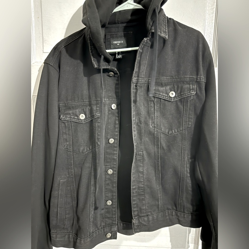 Forever 21 black Jean jacket